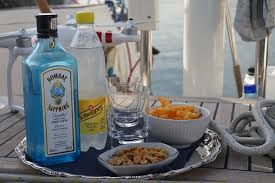 boat drinking snacking setup boat drinking snacking setup