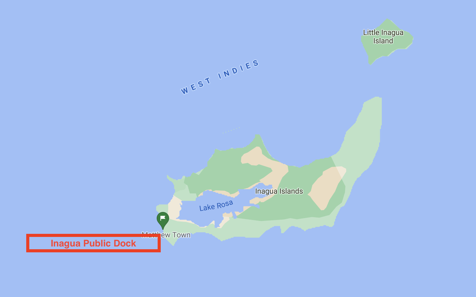 Inagua ports of entry Map of Inagua ports of entry