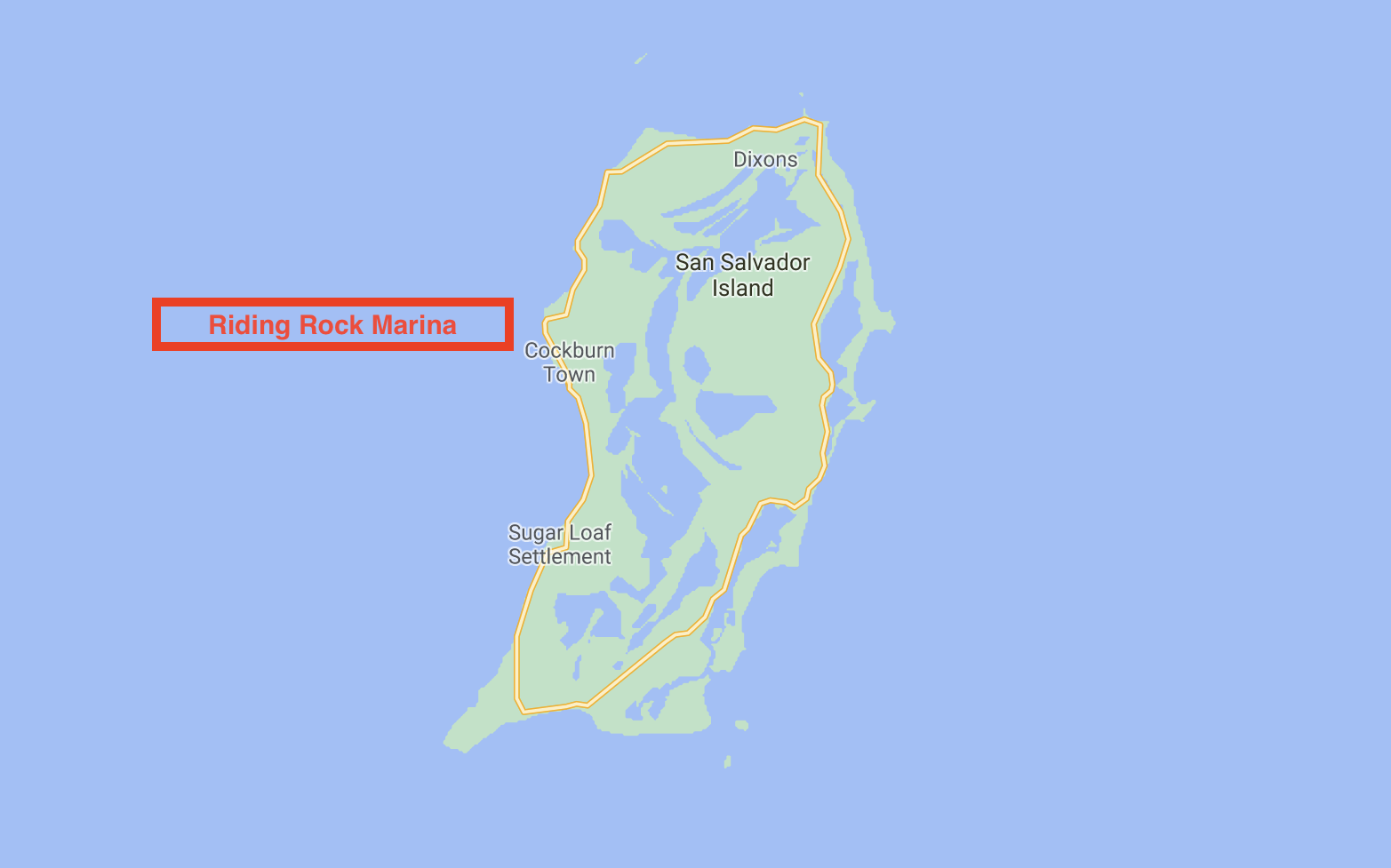 San Salvador ports of entry Map of San Salvador ports of entry